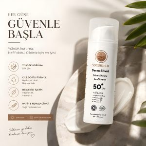 DermaShield SPF 50+ Leke Karşıtı GÜNEŞ KREMİ - Görsel 2